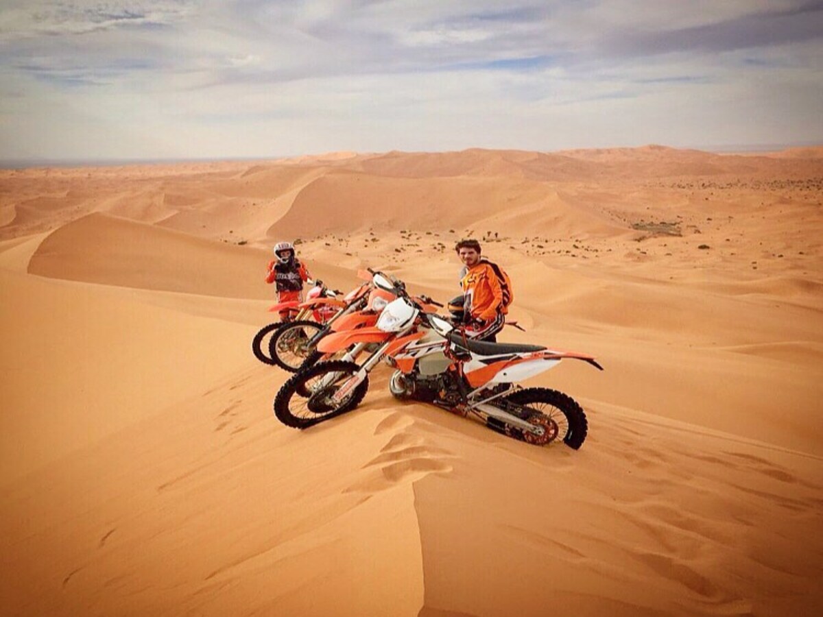 About Morocco on a Ktm motorcycle