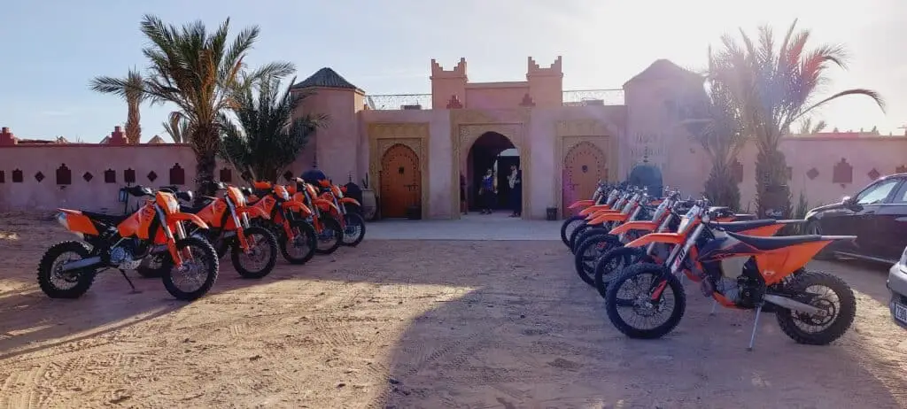 moto ktm merzouga